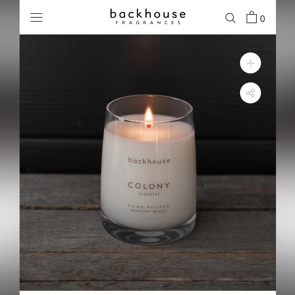 backhouse FRAGRANCES COLONY ICASSISI Candle